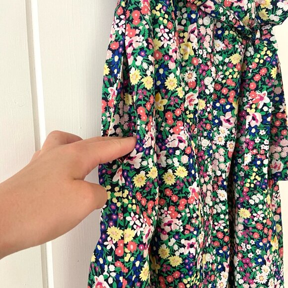 NWT Tommy Hilfiger Floral Sleeveless Button Down Cotton Mini Dress Sz 6 Petite - Picture 5 of 11